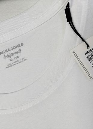 Мужская  белая футболка jack & jones 6
