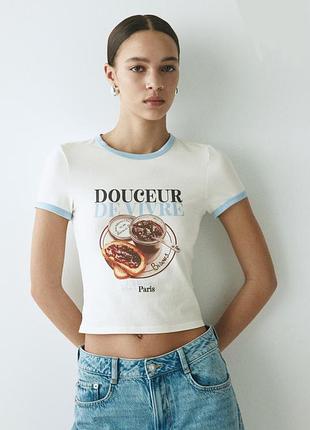 Жіноча футболка h&m