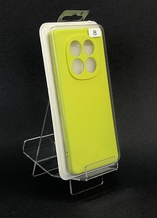 Чохол силіконовий для телефона xiaomi redmi note 15(4g) silicone orig full no8 yellow 4you