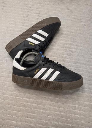 Кроссовки adidas samba 40 р. 26 см кожаные