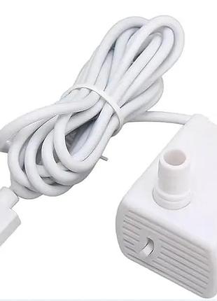 Міні usb насос 5v 90l/h ультратихий занурювальний водяний помпа для акваріума фонтану поїлки котів безщітковий циркуляційний насос