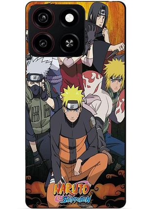 Чехол силиконовый бампер для zte blade a35 с рисунком naruto наруто аниме