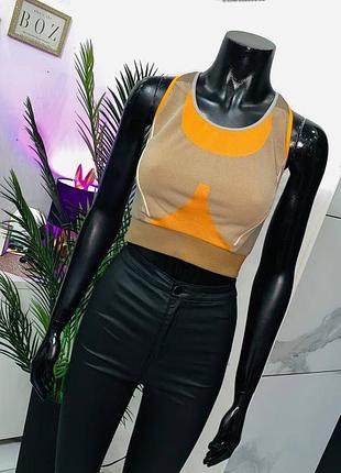 Спортивный топ бра asos 4505 бесшовный, размер uk l