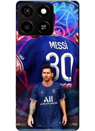 Силіконовий чохол бампер для zte blade a35 з малюнком мессі псж messi