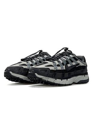 Жіночі кросівки nike p-6000 black grey