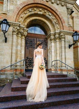 Весільне вечірнє плаття-трансформер