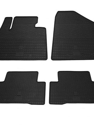 Резиновые коврики (4 шт, stingray premium) для hyundai santa fe 3 2012-2018 гг