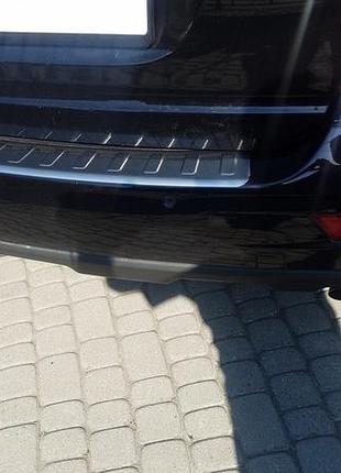 Накладки на задній бампер omsaline (нерж) глянцева для mercedes ml w164 2005-2011 рр