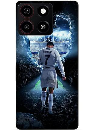 Силіконовий чохол бампер для zte blade a35 з малюнком ronaldo роналдо