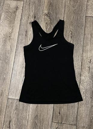 Спортивная майка nike swoosh оригинальная черная для тренировок