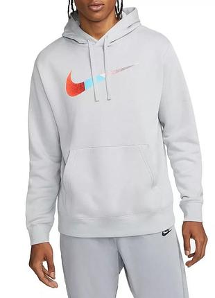 Толстовка з капюшоном nike sportswear brushed-back pullover hoodie