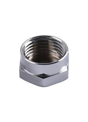 Заглушка с внутренней резьбой solomon 3/4″ хром 4002