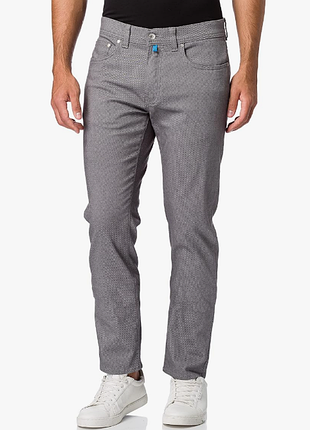 Ульралегкие мужские брюки джинсового кроя pierre cardin lyon tapered futureflex men's trousers, франция размер - w36/l30