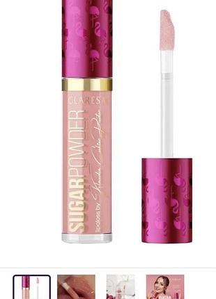 Блиск для губ claresa sugarpowder lipgloss відтінок 03 (natural) 4.2 г