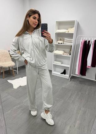 Костюм женский спортивный оверсайз двойка на затяжках