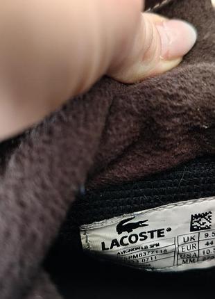 Кеды lacoste 44 г. 5