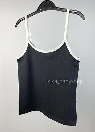 Літня майка на бретелях, топ для дівчинки підлітка h&m