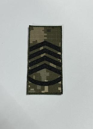 No7.11 шеврон "погон главныйектор" пиксель 10х5 см