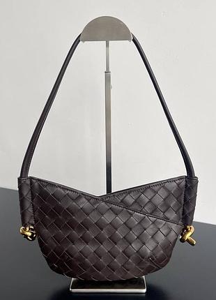 Жіноча шкіряна плетена сумка bottega veneta