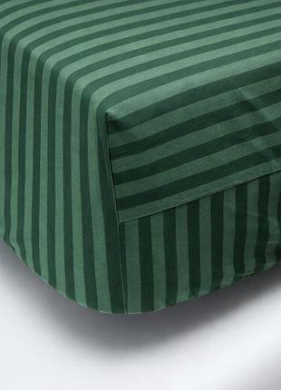 Простирадло на резинці moon&star green luxe бязь gold люкс 180х190х10 см (ms-850002295)