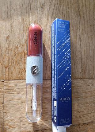 Двойной блеск для губ, kiko milano