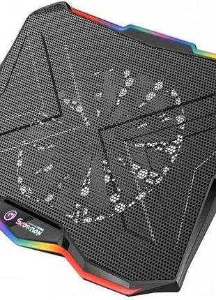 Охлаждающая подставка для ноутбука marvo fn-40 rgb-led