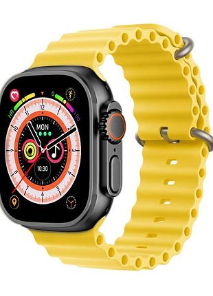Розумний смарт годинник smart watch 4you fusion екран 2.2" метал корпус з функцією дзвінків перегляд повідомлень sunshine