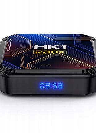 Смарт тв приставка smart tv hk1 rbox k8s 4/64gb android 13 rk3528 2.4/5g v5.1 для телевизора