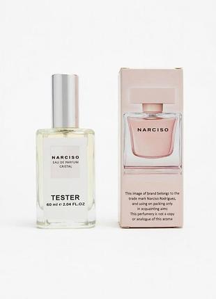 Духи женские тестер narciso eau de parfum cristal narciso rodriguez 60 мл парфюм