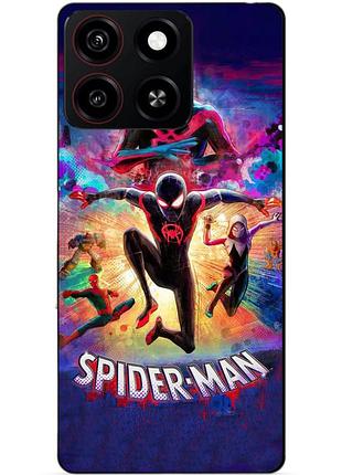 Силіконовий чохол бампер для zte blade a35 spider man людина-павук