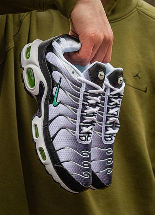 👟 кросівки  nike air max tn plus white black mint       / наложка bs👟