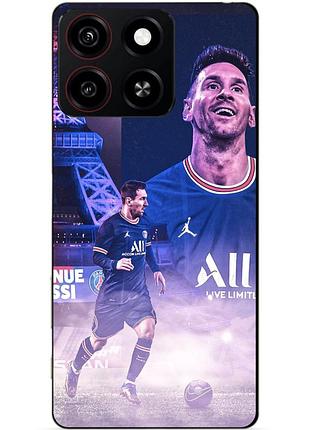 Силіконовий чохол бампер для zte blade a35 з малюнком messi psg мессі