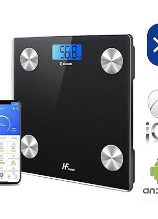 Умные весы homefashion hf 19x: 19 показателей тела, bluetooth, app, 180кг