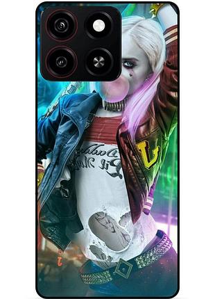 Силіконовий бампер чохол для zte blade a35 з малюнком harley quinn харлі квінн joker