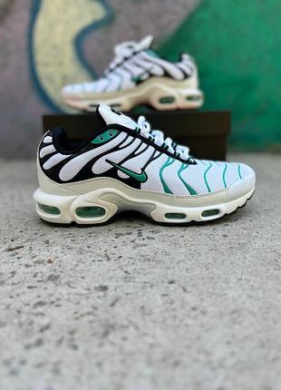👟 кроссовки nike air max tn plus white mint black / наложка bs👟