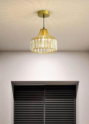 Дизайнерская led люстра black and gold для гостиной и спальни