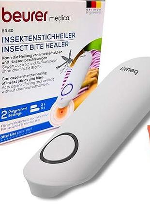 Електронний пристрій від укусів комах insect bite healer: термотерапія, без хімії (білий)