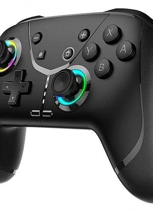 Бездротовий геймпад ligame switch (r-3212) з rgb-підсвіткою та програмованими кнопками