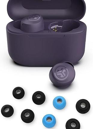 Tws наушники jlab go air pop+: цвет violet, пенные насадки cloud foam, стан - новый