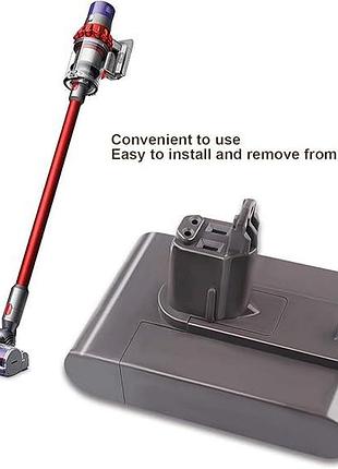 Акумулятор cukect для пилососа dyson dc31, dc34, dc35, dc44, dc45 (тип b, 22.2v, 4000mah, li-ion)