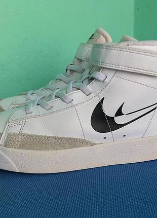 Кроссовки nike blazer mid 77 (кожа!)