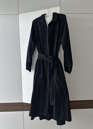 Чорна котонова сукня максі розмір xl l m плаття
