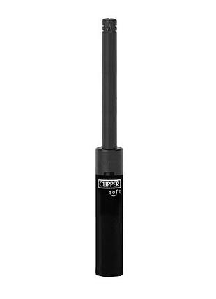 Зажигалка clipper tube plus black soft
