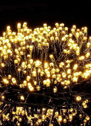 Вулична гірлянда avoalre 50м на 2000 led з теплим світлом та 8 режимами