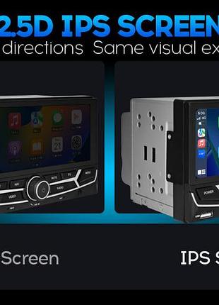 Универсальная магнитола 2din 2/32 гб: умная система с carplay и ips дисплеем