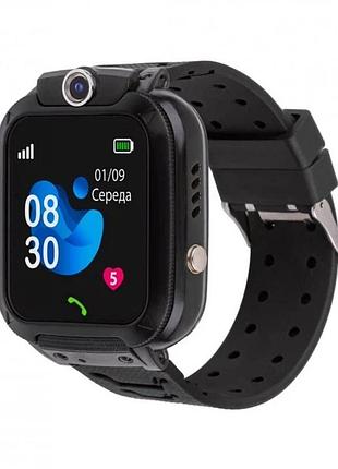 Детские смарт-часы amigo go007 flexi gps black (61173)