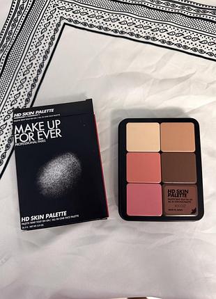 Палетка make up for ever hd skin face essentials palette – harmony 1 (26,5 г)
