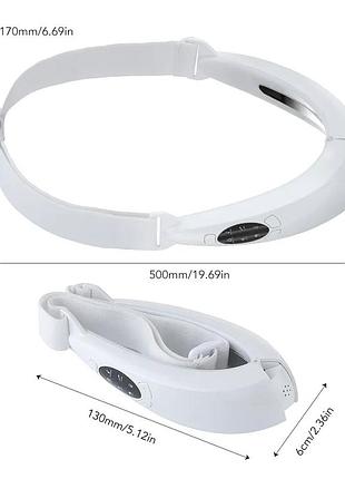 Массажер для подтяжки лица v-line lift belt skincare: микрострумы, фототерапия и лифтинг-эффект