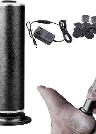 Електрична пемза для ніг vriusi, алюмінієвий корпус (60 хв роботи, usb)
