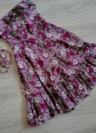 Laura ashley платье м в стиле 50х г. archive цветы
